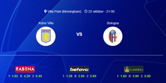 Foci Tippek: Aston Villa - Bologna 2024. október 22. - Bajnokok Ligája