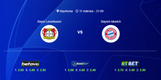 Foci Tippek: Bayer Leverkusen - Bayern München 2025. március 11. - Bajnokok Ligája