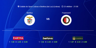 Foci Tippek: Benfica - Feyenoord 2024. október 23. - Bajnokok Ligája