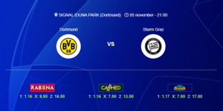 Foci Tippek: Borussia Dortmund - Sturm Graz 2024. november 05. - Bajnokok Ligája