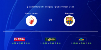 Foci Tippek: Crvena zvezda - FC Barcelona 2024. november 06. - Bajnokok Ligája