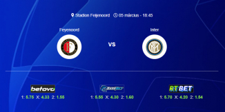 Foci Tippek: Feyenoord - Inter 2025. március 05. - Bajnokok Ligája