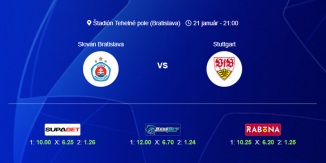 Foci Tippek: Slovan Bratislava - VfB Stuttgart 2025. január 21. - Bajnokok Ligája