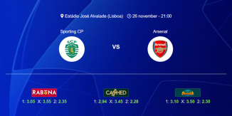 Foci Tippek: Sporting CP - Arsenal 2024. november 26. - Bajnokok Ligája