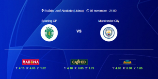 Foci Tippek: Sporting CP - Manchester City 2024. november 05. - Bajnokok Ligája