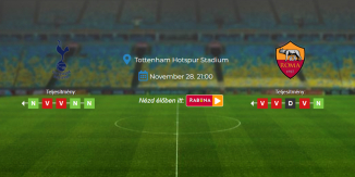 Foci Tippek: Tottenham - AS Roma 2024. november 28. - Európa-liga