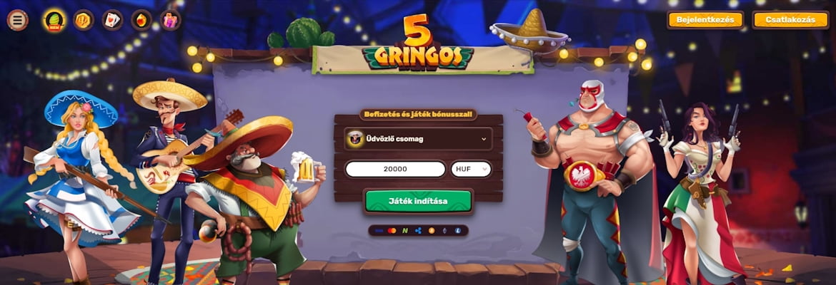 5Gringos kaszinó