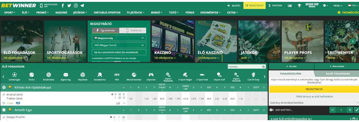 betwinner bukméker főoldal