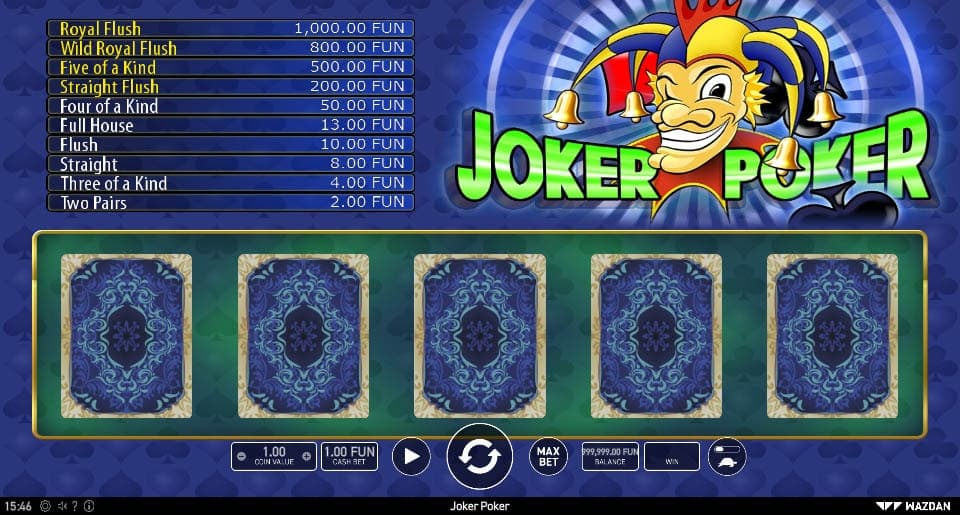 Video Poker Demo